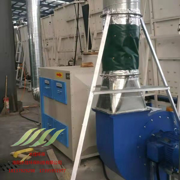 河南優(yōu)克玻璃有限公司廢氣處理設備安裝 