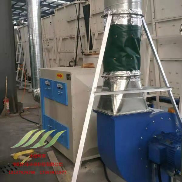 河南優(yōu)克玻璃有限公司廢氣處理設備安裝 